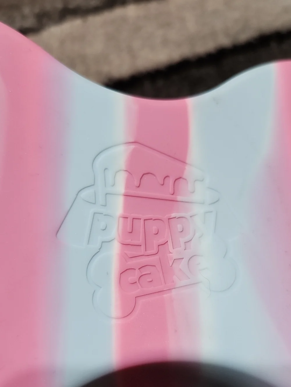 PUPPY CAKE BONE-SHAPED MULTI-COLOR SWIRL SILICONE MOLD TREAT CAKE PAN